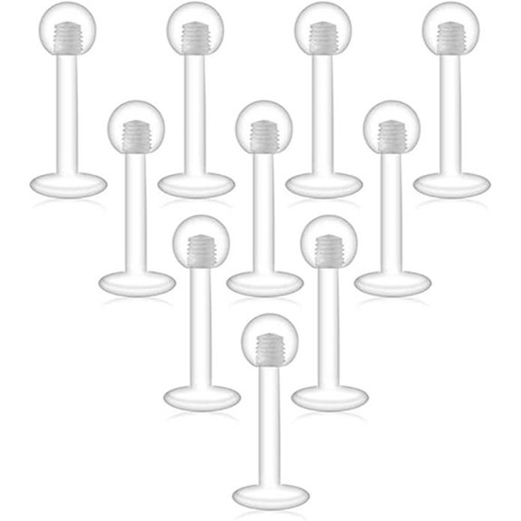 D.Bella Clear Cartilage Earring Set (16pcs)