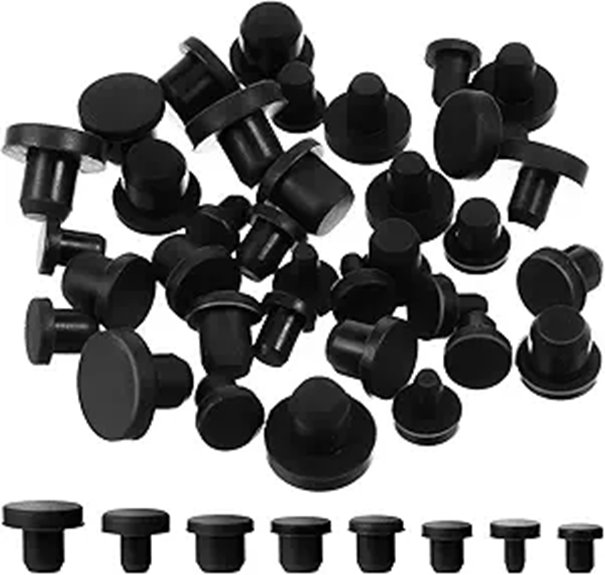 Cobee 80 Pcs Silicone Hole Plugs Set