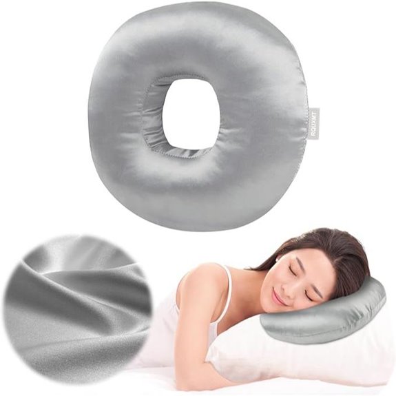 Ear Piercing Pillow for Side Sleepers with Ear Hole