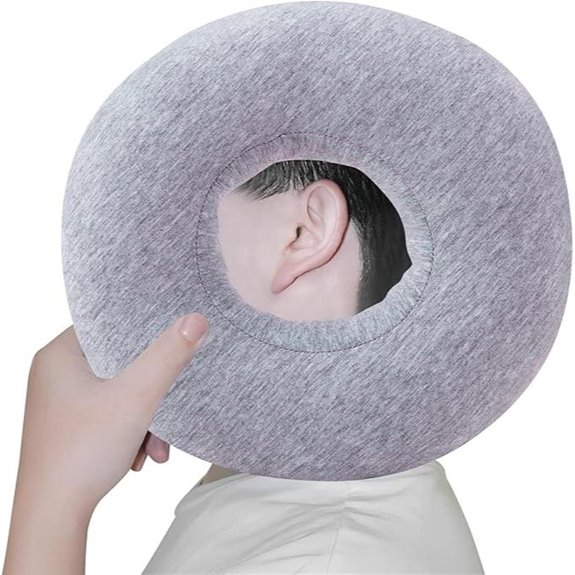 Piercing Pillow for Side Sleepers with Ear Holes