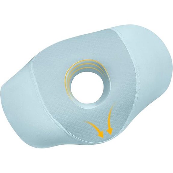 Ear Piercing Pillow for Side Sleepers with Ear Hole