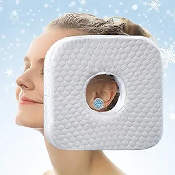 Ear Piercing Memory Foam Pillow for Side Sleepers