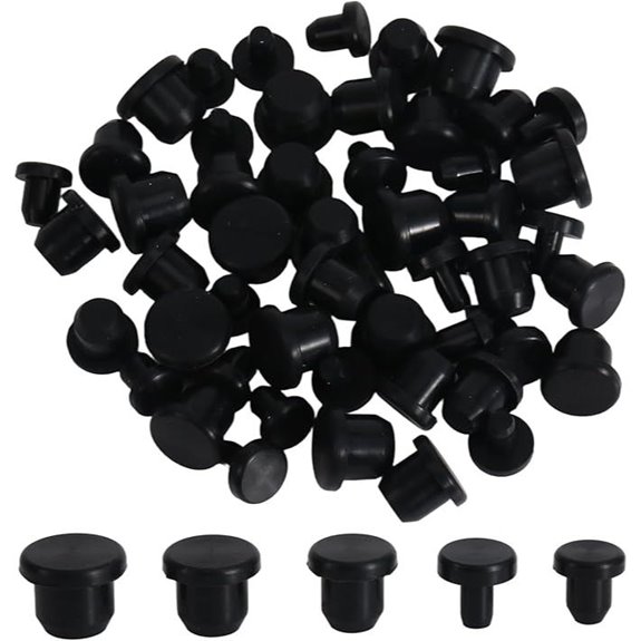 50pcs Silicone Stopper Plugs for Holes and Bottles