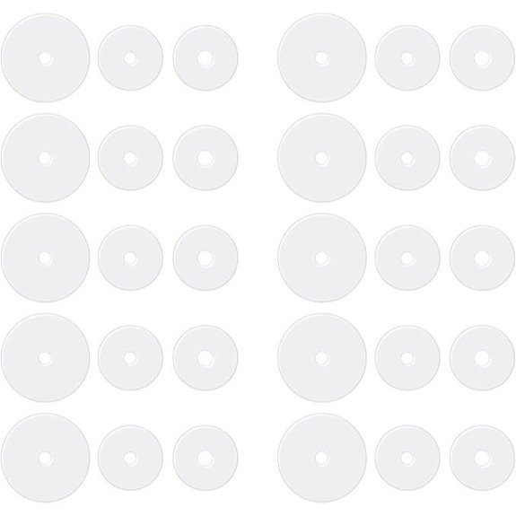 Giantree 30Pcs Silicone Piercing Bump Healing Discs