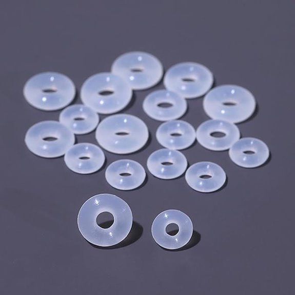 50Pcs Silicone Earring Back Support Discs