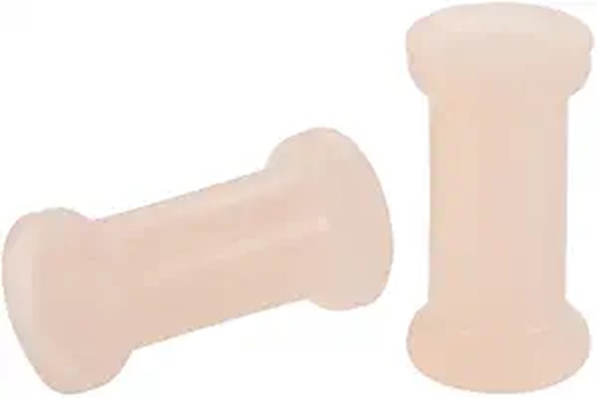 Silicone Flesh Tone Double Flared Ear Plug