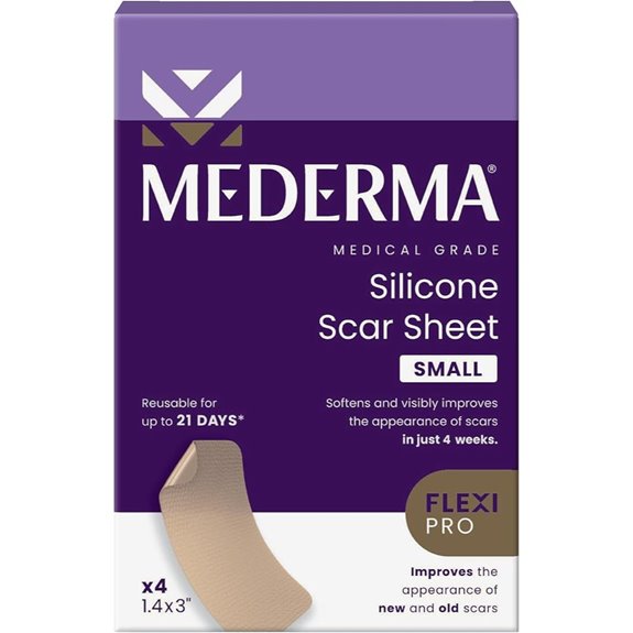 Mederma Silicone Scar Sheets 4 Count