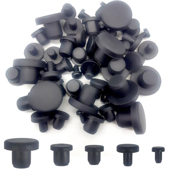 50 PCS Silicone Hole Plugs Waterproof Sealing Stopper