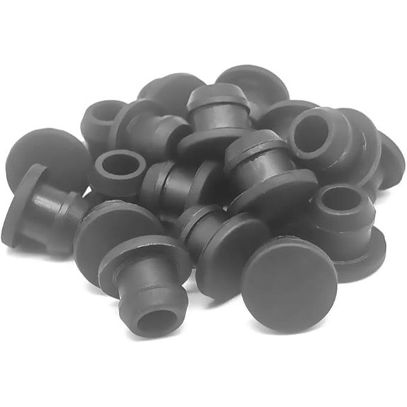 Silicone Waterproof Rubber Plugs 6mm 20 Pack