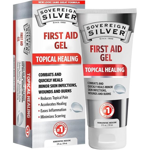 Sovereign Silver First Aid Gel with Pump (2 oz)