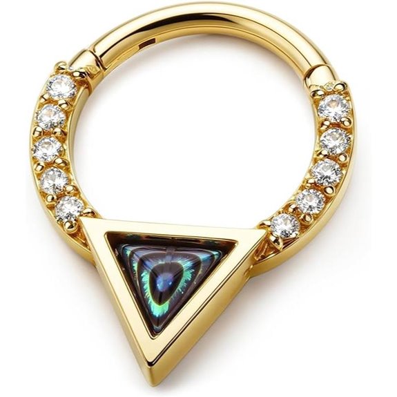 BodyBonita 16G Septum Rings in Silver/Gold