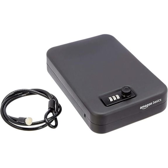 Amazon Basics Small Lock Box with Code