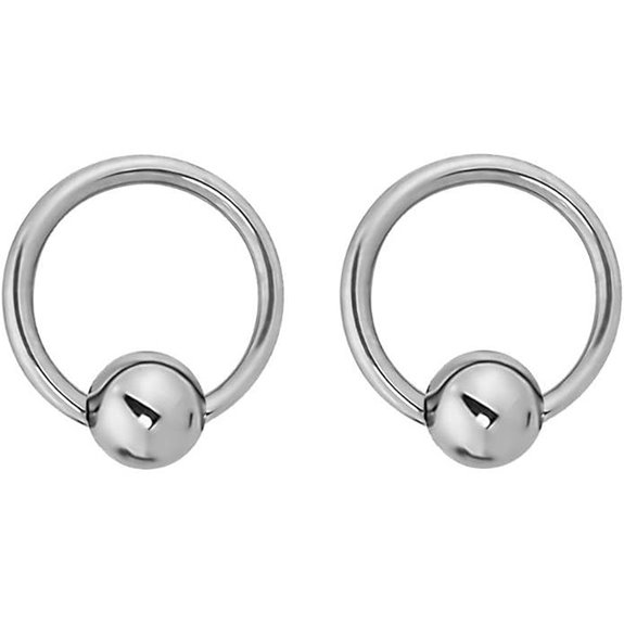 Forbidden Stainless Steel Captive Bead Ring Body Piercing