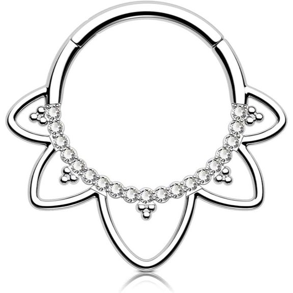 OUFER Stainless Steel Daith Piercing Jewelry