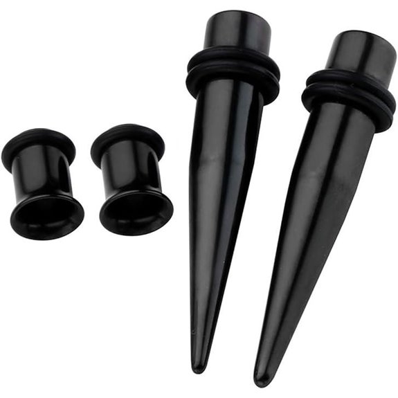 PiercingJ Stainless Steel Ear Stretching Kit (4 pcs)