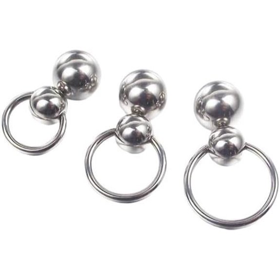 Stainless Steel Captive Bead Hoop Piercing Jewelry