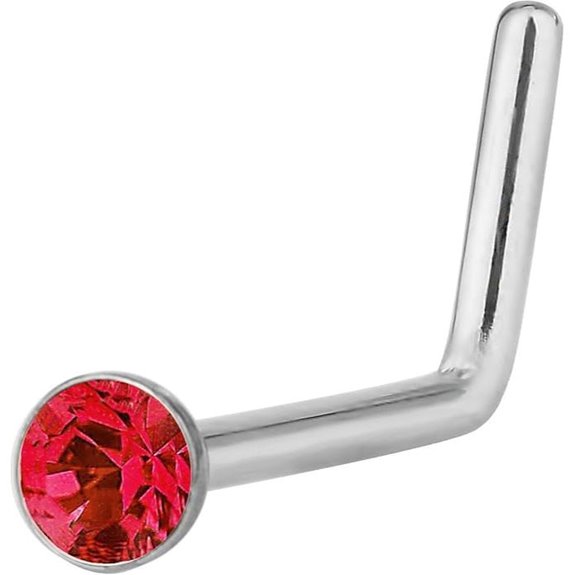 Forbidden Body Jewelry 20G Steel Nose Piercing Stud