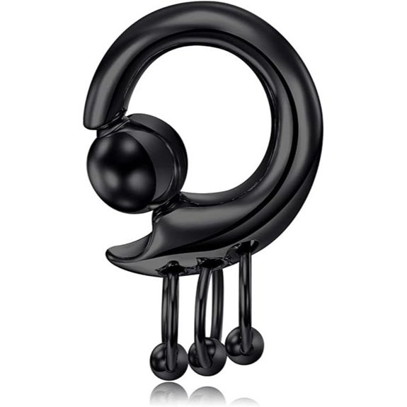 VCMART Steel Captive Bead Rings (Various Sizes)