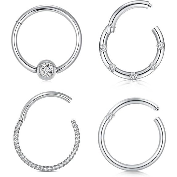 D.Bella Surgical Steel Horseshoe Piercing Jewelry