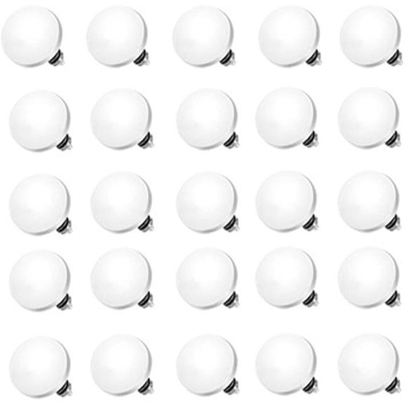 BodyJewelryOnline 25 Steel Round Flat Disc Dermal Tops - 8mm