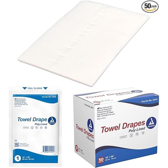 Dynarex Sterile Disposable Towel Drapes 50 Count