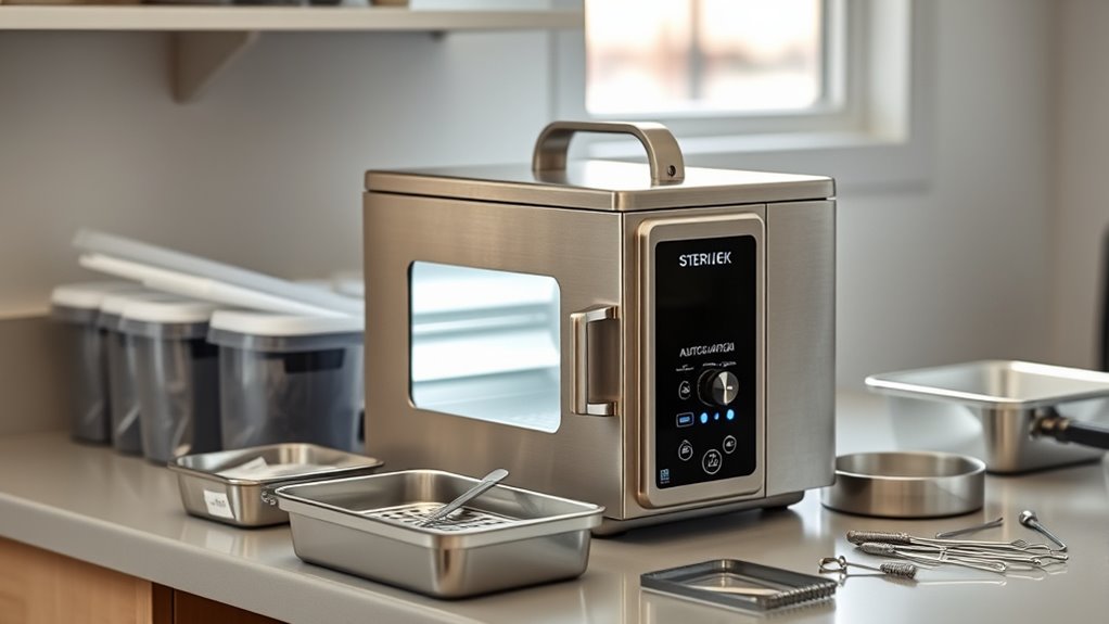 sterilizer features and durability