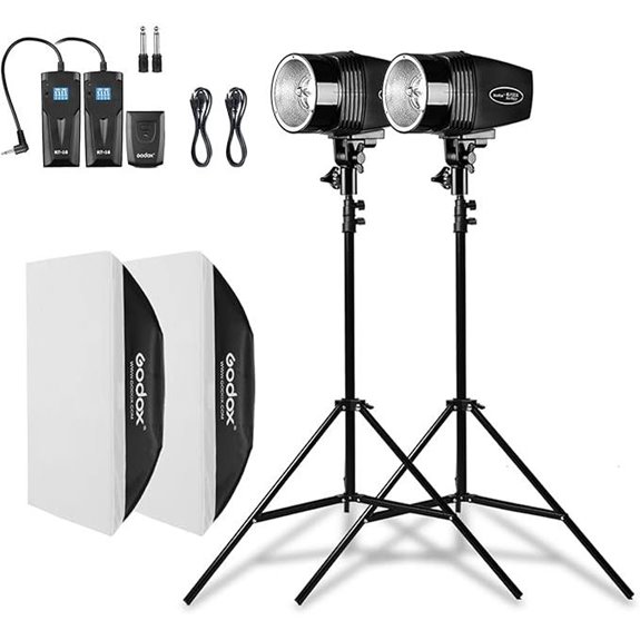 Godox Studio Flash Kit with Softbox and Stands