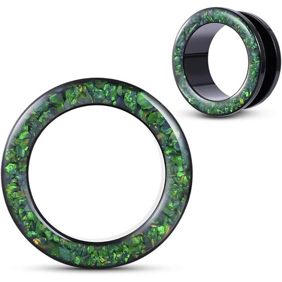 COOEAR Surgical Steel Flesh Stretching Earrings