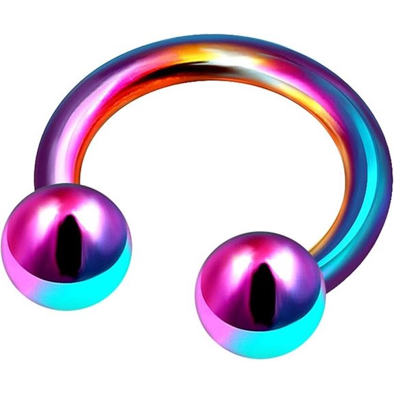 MATIGA Titanium 14G Ear Piercing Jewelry Multiple Styles