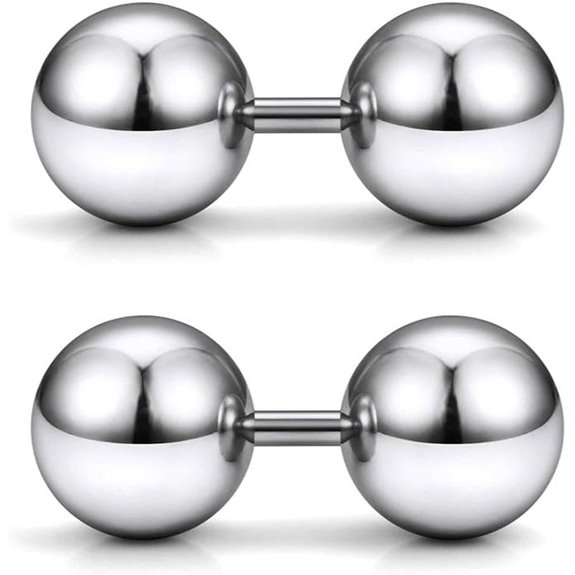 Ruifan Titanium Externally Threaded Barbell Stretching Kit