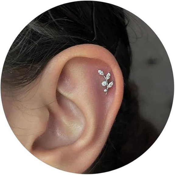 16G Titanium Cartilage Earrings for Women