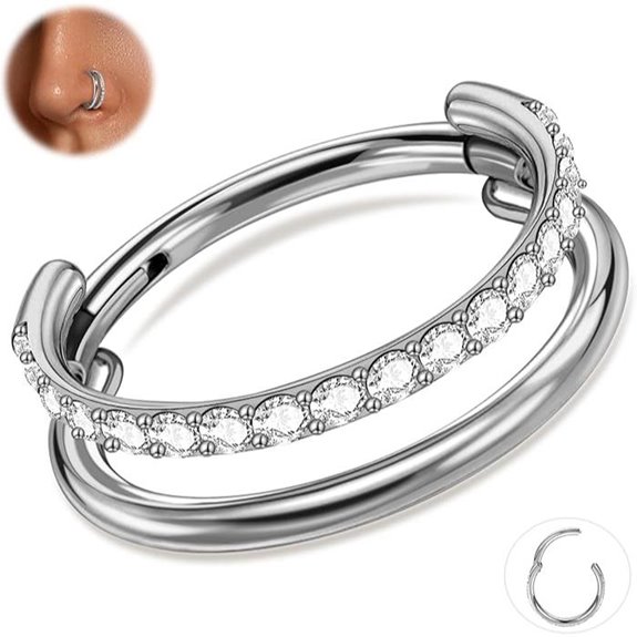 ONESING G23 Titanium Cartilage Hoop Earrings