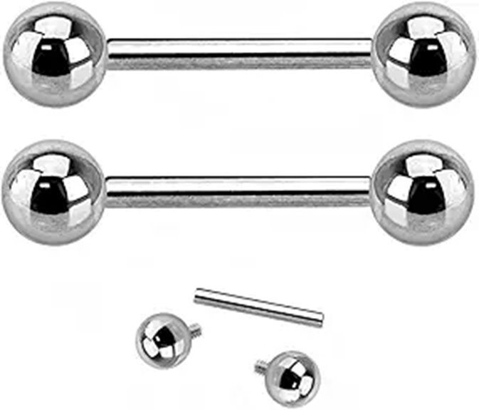 Pierced Owl G23 Titanium Internally Threaded Barbells