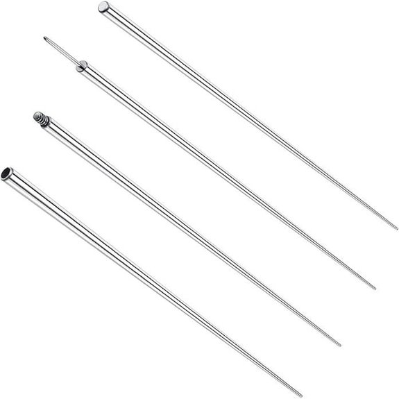 FINREZIO Titanium Piercing Taper Insertion Pin Kit