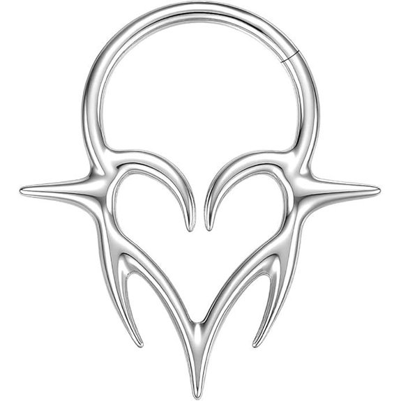 VOJO G23 Titanium Septum & Nose Ring Set