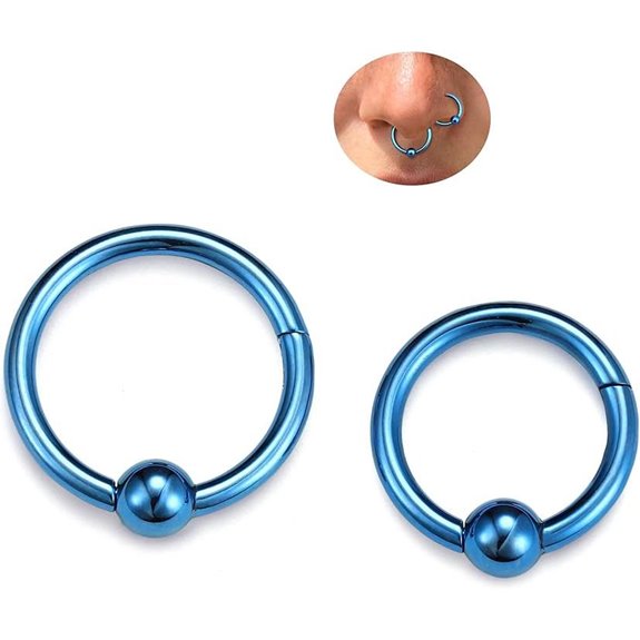 BodyBonita Septum & Cartilage Piercing Rings Titanium Jewelry