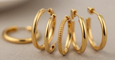 top 14k gold nose hoops
