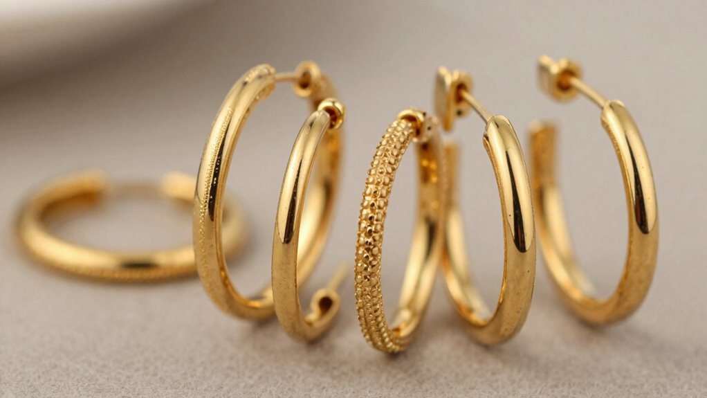 top 14k gold nose hoops