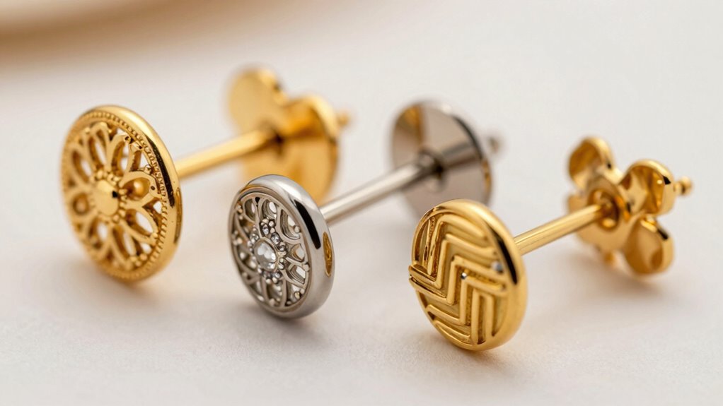 top 14k gold septum clickers