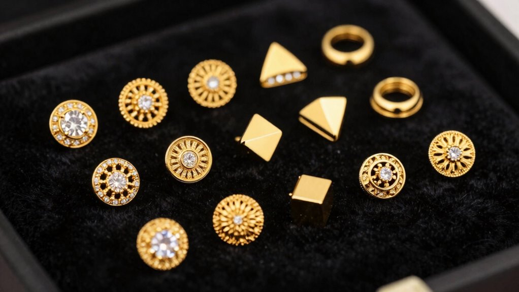 top 15 gold nose studs