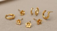 top 7 18k gold nostril studs