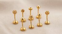 top 8 gold belly rings