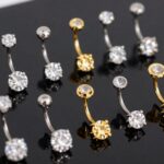 top cz belly button rings