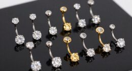top cz belly button rings