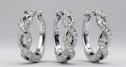 top diamond helix earrings