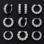 top diamond nose hoop styles