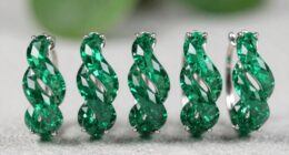 top emerald helix hoop earrings