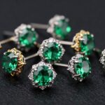 top emerald nostril studs