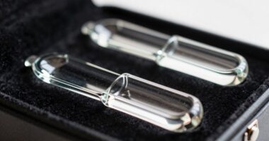 top glass nose bone retainers