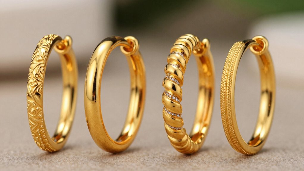 top gold helix earrings